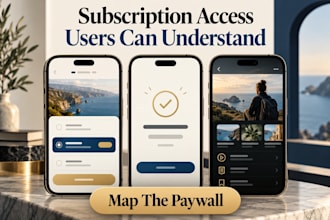 build subscription mobile app with stripe revenuecat and login, saas mobile app