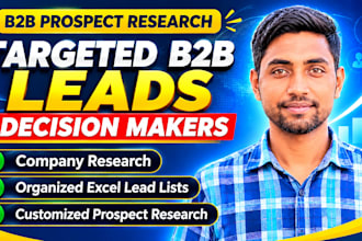 find targeted b2b leads and decision makers for your business