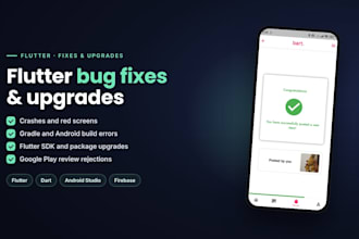 fix bugs, crashes and build errors in your flutter app