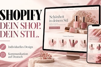 design and customize your shopify store