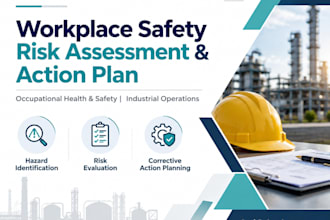 conduct a workplace safety risk assessment and action plan