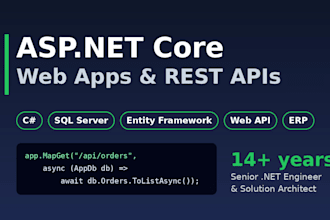 build custom asp net core web applications and rest apis