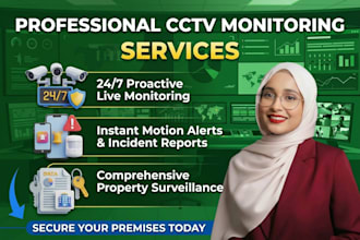 provide 24 hours remote cctv monitoring services