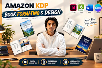 format amazon KDP ebook, paperback, and design book
