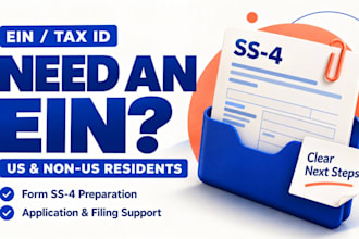 apply for your irs ein number tax id for US and non US residents