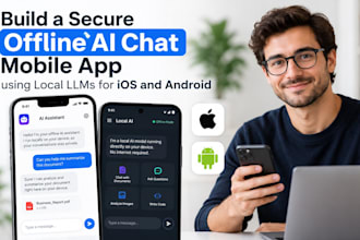 build a secure, offline ai chat mobile app using local llms for ios and android