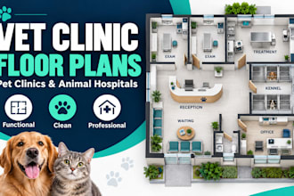 design veterinary clinic floor plans for pet clinics and animal hospital layouts