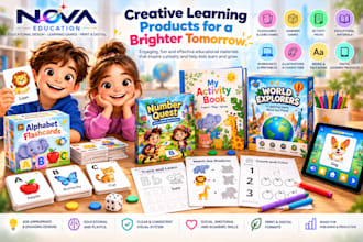 design educational games flashcards and learning materials