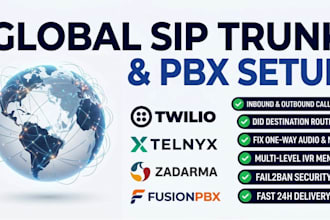 setup auto dailer sip trunk and sip trunk provider for outbound and inbound call
