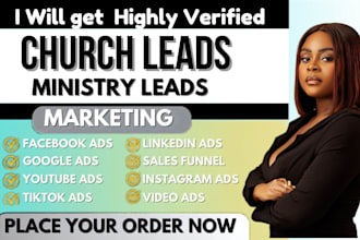 get church leads ministry lead pastor leads  church  facebook ads video ads