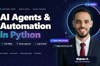 build custom ai agents and ai automation with python