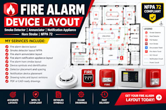 fire alarm device layout smoke detector layout nfpa, horn strobe