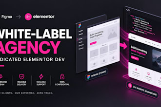 be your dedicated white label wordpress elementor developer