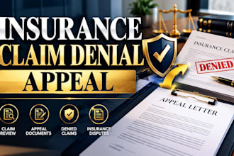 draft your insurance claim denial appeal letter as a legal consultant