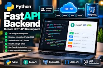 build a python fastapi backend or rest API