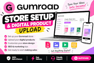 setup gumroad store email marketing gumroad digital product promotion
