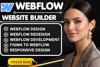 design webflow website, figma to webflow, webflow developer