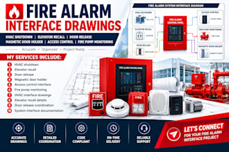 fire alarm hvac shutdown elevator recall door release, fire pump
