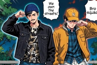 be your comic colorist comic book coloring, manga, webtoon comic book artist