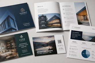 do business flyers, postcards, company booklets and media kits for businesses