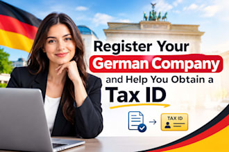 register your german company and help you obtain a tax id