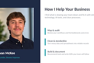improve your business processes and workflows
