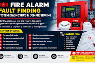 fire alarm fault finding system diagnostics commissioning, zone fault
