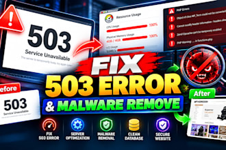 fix wordpress 503 or 504 server errors fast