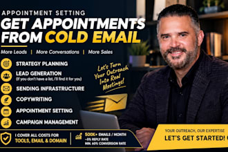 do end to end cold email outreach and appointment setting