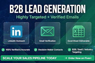 do b2b lead generation and email list building