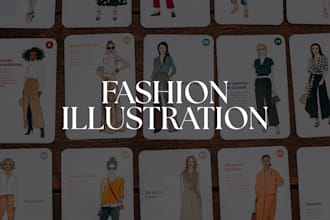 design customfashion illustrations for your clothing line