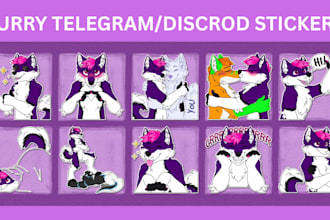 draw furry telegram animated stickers fursona nsfw crypto whatsapp gif