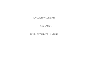 professionally translate english to serbian and serbian to english