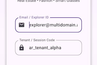 integrate v modal visual search ar sdk in flutter mobile app