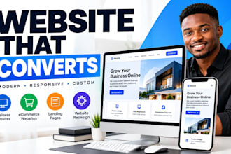 design a modern responsive website