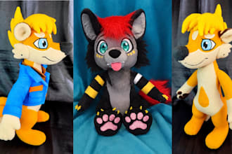 custom handcrafted animal personalized animal plush toy handmade plushie crochet