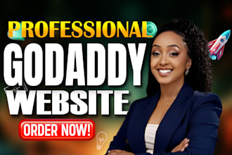 design godaddy website, godaddy redesign, godaddy SEO, godaddy builder