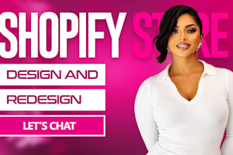 redesign shopify store or redesign shopify website