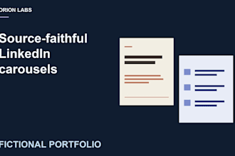 turn your b2b content into a branded linkedin carousel
