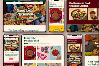 food packaging website, coffee ecommerce website, ai shop assistant website