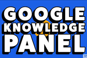 create standard google knowledge panel, knowledgepanel for personal or brand