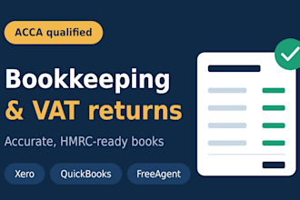 do bookkeeping, quickbooks cleanup, xero and sage