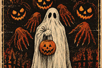 do vintage horror poster creepy retro artwork halloween poster horror art