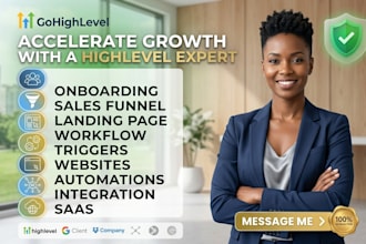 design a gohighlevel website , ghl landing page
