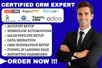 setup suitecrm customization odoo install espocrm automation bitrix24 twenty crm