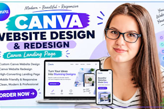 do canva website design, canva website redesign canva landing page