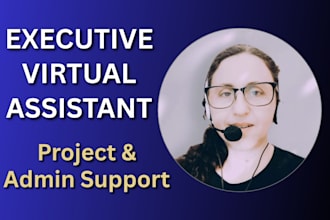 provide project management virtual assistant admin support
