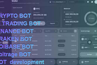 build crypto arbitrage bot, triangular, arbitrage, and dex trading bot