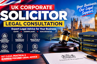 provide UK corporate solicitor legal consultation