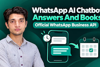 build an ai whatsapp chatbot that answers and books